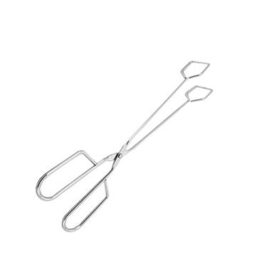 Imagem de Pegador Alimentos Pinça Churrasco Carne Culinaria Inox 30cm - MIMO