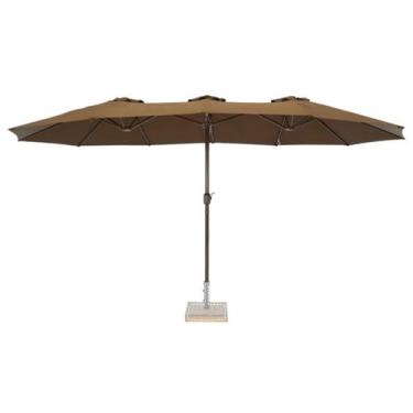 Imagem de Ombrellone Central Retangular Quiosque Oversize 4,50m Marrom 12412 Bel