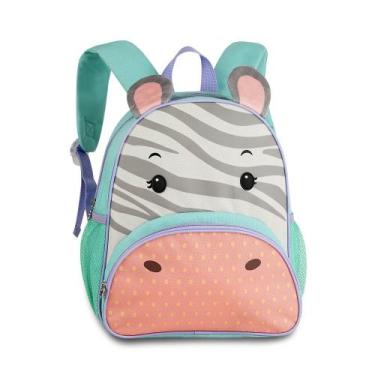 Imagem de Mochila Infantil Meninos Meninas Animais Zoo Clio Pets Original Creche