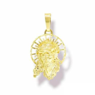 Imagem de Pingente em Ouro 18K Face de Cristo - Elegancy Joias