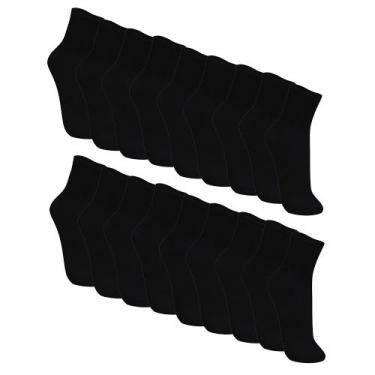Imagem de Kit 18 Pares De Meia Trifil Cano Medio Esportiva Original, Preto, 35-3