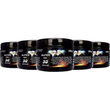 Imagem de Kit 5 Super Gel 30 Ervas 250g Super Potencia Conforto - Mary Life