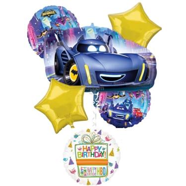 Imagem de Anagram Batwheels Birthday Party Supplies Balloon Bouquet Decorations