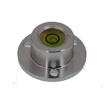 Imagem de Bolha horizontal de metal nível olho de boi universal horizontal bolha flange nível de bolha de água bolha horizontal pequena casa 22,5 x 10 mm (verde)