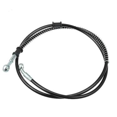 Imagem de Motoforti 130 cm 130 cm 10 mm mangueiras de óleo de embreagem de freio trançado de motocicleta tubo de embreagem tubo de gás tubo de combustível preto para quadriciclo para bicicleta suja