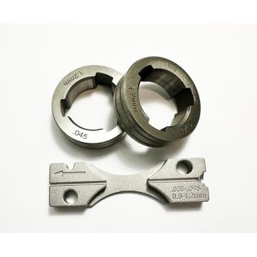 Imagem de USWELDWIRE Kit de substituição de rolo de transmissão de 114.3 cm Flux Cored para Lincoln Power MIG 216, 255XT, 350MP, LN-15, alimentação 25M, LF-72, LN-25 PRO, LN-25 PRO Dual Power. (VK-Groove .045,