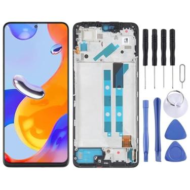 Imagem de tela Tela LCD AMOLED original para Xiaomi Redmi Nota 11 Pro 4G / Redmi Note 11e Pro 5G / POCO X4 Pro 5G / Redmi Note 11 Pro+ 5G Digitalizador India substituição da tela
