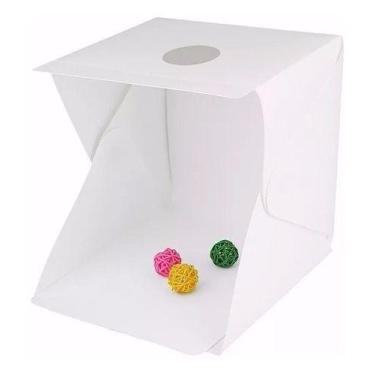 Imagem de Photo Box Estúdio Com Luz Led Mini Studio Fotografico  Port - MmMagazi
