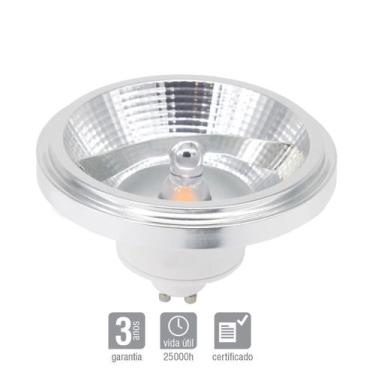 Imagem de Lâmpada led taschibra ar111 12w 2700k gu10 dimerizável, 24
