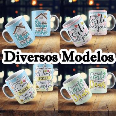 Imagem de Caneca Personalizada Religiosa Evangélico  Diversos Modelos Deus Prese