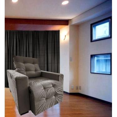 Imagem de Poltrona Amamentação Retratil E Reclinavel Sala Quarto Mamae Cris - Mo