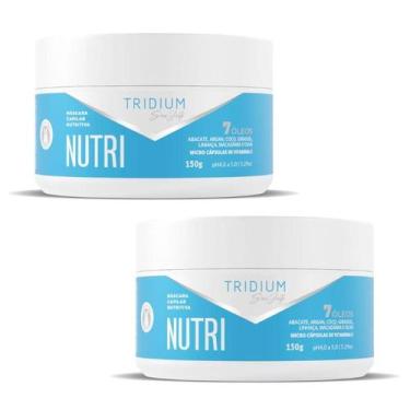 Imagem de Kit 2 Máscara Capilar Nutritiva Antioxidante Tridium 150g