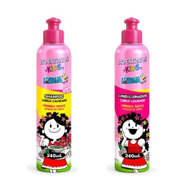 Imagem de Kit Shampoo E Condicionador Infantil Cacheados Bio Extratus