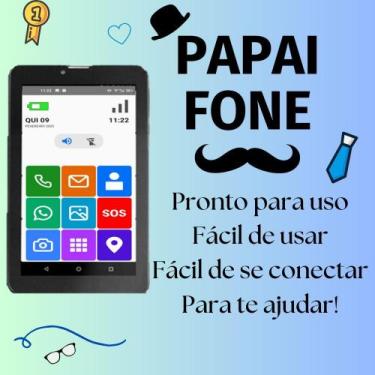 Imagem de Tablet papaifone 3g 32gb dual tela 7 botão sos faz ligação - MULTILASE