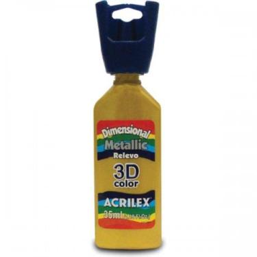 Imagem de Tinta Dimensional Metálica 35ml - 532 Ouro Acrilex