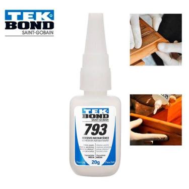 Imagem de Cola Instantânea Multiuso Tek Bond 793 Acrigel Postiça
