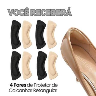 Imagem de Kit Protetor Adesivo De Calcanhar Tendão Aquiles Ajustável Sapatos - E