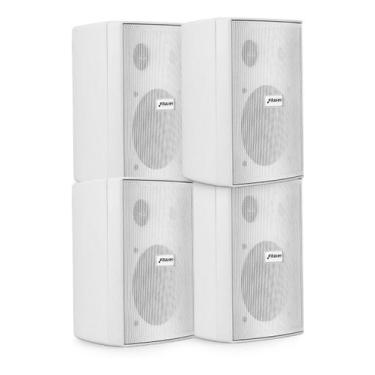 Imagem de Kit 4 Caixas de Som Acústica Frahm PS200 New Passiva Branca - 60 Watts