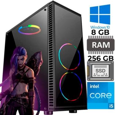 Imagem de Computador Gamer Core i5- 3470, HD SSD 256GB, Memória 8GB, Gabinete BG