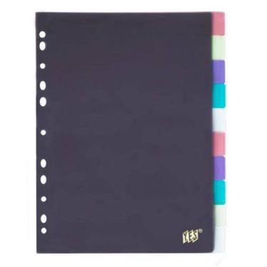 Imagem de Divisória Colorida A4 - 10 Projeções Com Visor - 10Intba-Sor