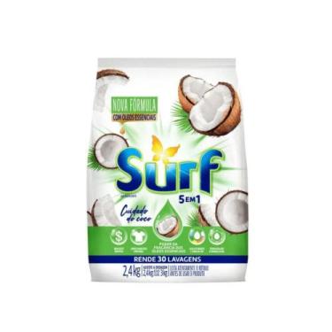 Imagem de Sabão em Pó Cuidado do Coco 5 em 1 Surf  2,4 Kg