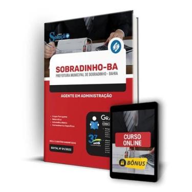 Imagem de Apostila Prefeitura de Sobradinho - BA - Agente em Administração