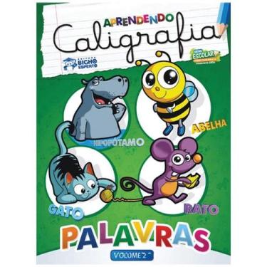 Imagem de Livro caligrafia n.2 palavras 24pag. 20x27cm bicho esperto