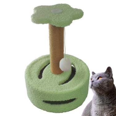 Imagem de Arranhador para Gatos Bola Brincadeira Arranhar Brincar Pet Shop Sisal