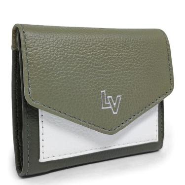 Imagem de Carteira Feminina Pequena De Couro Le Voyage Cartões Moedas