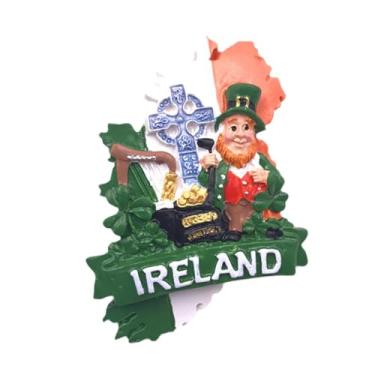 Imagem de Esquirla Adesivo de geladeira 3D europeu, lembrança, presente, novidade, decoração de cozinha, adesivos de parede, geladeira, adesivo de geladeira para