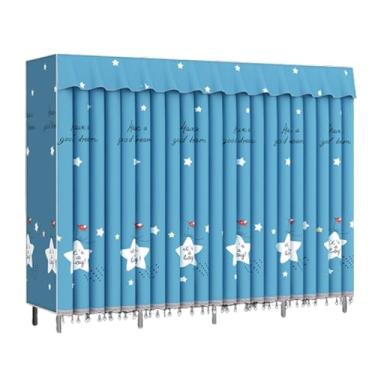 Imagem de Guarda-roupa Armário portátil para pendurar roupas, armário temporário para sala de estar, lindo armário de armazenamento para quarto armário