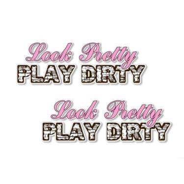 Imagem de 2 adesivos de vinil sujo de 22,86 cm para adesivos de decalque de caixa de caminhão off-road 4x4