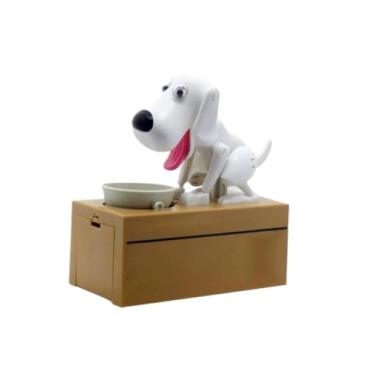 Imagem de Brinquedo Cachorrinho Dog Cofre Come Moedas (branco)