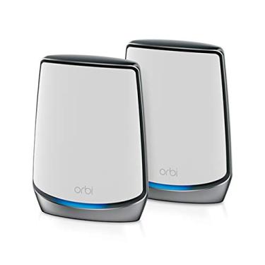 Imagem de NETGEAR Sistema de rede WiFi 6 Mesh da Orbi Whole Home (RBK852) – roteador com 1 extensor de satélite – recursos de segurança – cobertura de até 100 dispositivos – AX6000 (até 6 Gbps)