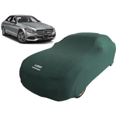 Imagem de Capa Para Cobrir Carro Mercedes C180 C200 C300 Com Logo - Mz, Verde