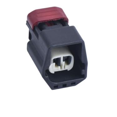 Imagem de 1 conjunto de conector elétrico automático de 2 pinos, plugue à prova d'água, chicote de fiação, conector macho fêmea 7283-5548-30 7282-5548-30(Female)