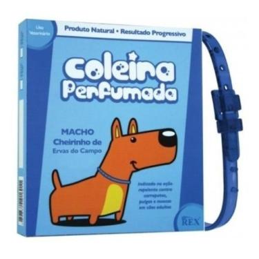 Imagem de Coleira perfumada anti pulgas macho - perfumada - REX