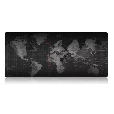 Imagem de MOUSE PAD GAMER MAPA MUNDI 90 X 40 CM - 01255 Cor:Preto