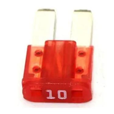 Imagem de Fusivel Micro Lamina 2 Terminais 10A Vermelho - HIKARI