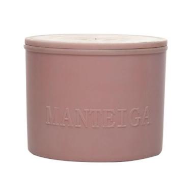 Imagem de Manteigueira Francesa Porta Manteiga Bambu e PP Cores Sortidas 8,5x10c