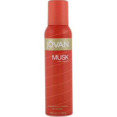Imagem de Água De Cheiro Feminino Jovan Musk Desodorante Spray Corporal 150 Ml