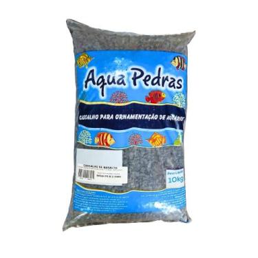 Imagem de Aqua Pedras Substrato Basalto N 2 10kg Aquário Lago Jardim
