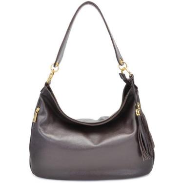 Imagem de Bolsa Média Feminina Couro Legítimo Ombro Turquia - Butike Bolsas, Úni