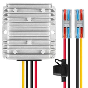 Imagem de Conversor redutor de tensão CC CC 8V-40V para 13,8V 10A 138W regulador de tensão automático conversor de energia transformador módulo à prova d'água para carrinho de golfe clube carro e equipamento