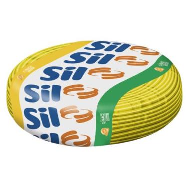 Imagem de Fio Elétrico Flexível 4,0mm 750V Amarelo Sil - Rolo 100m