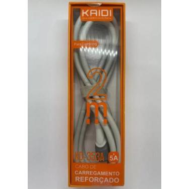 Imagem de Cabo de Carregamento Reforçado 2 metros USB para Lightning/IOS KAIDI K