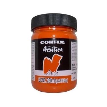Imagem de Tinta Acrílica G1 Arts 126 Laranja Cádmio 250ml Corfix, 126 - LARANJA 