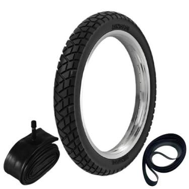 Imagem de Pneu Bros 150 Xtz 150 Xre 190 Cb 400 90/90-19 52t R34 Rinaldi + Camara