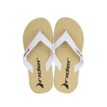 Imagem de Chinelo Rider Dedo Masculino Bege Branco Preto