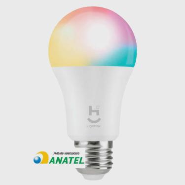 Imagem de Lâmpada LED Inteligente rgb + w 2700-6500K soquete E27 Wi-Fi + Bluetooth - hi geonav